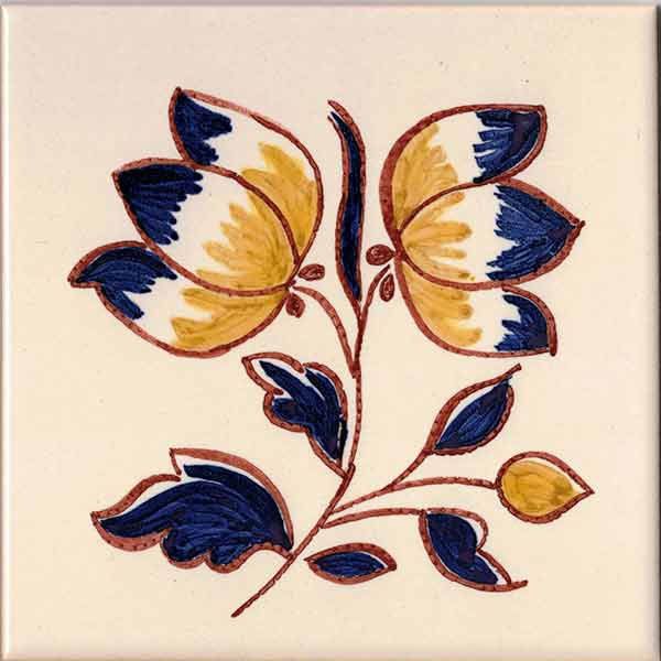 Polychromatic Single Figure Tile