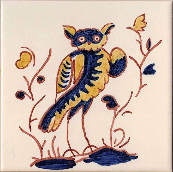 Polychromatic Single Figure Tile