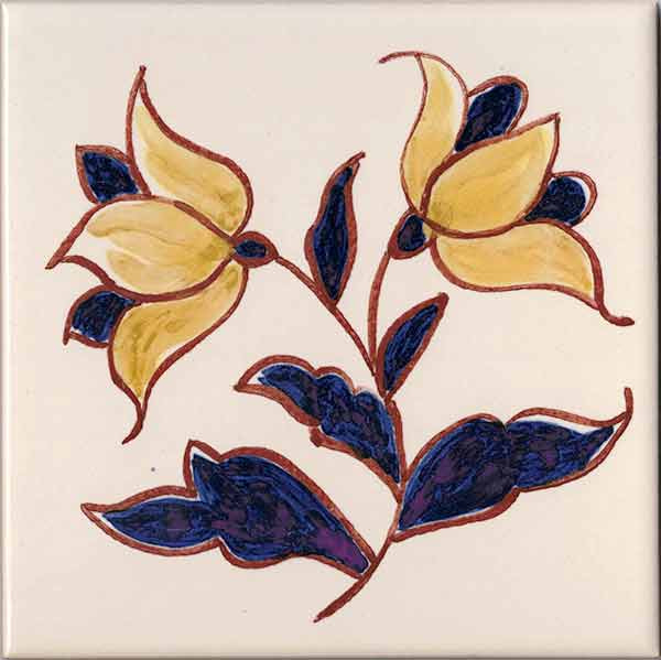 Polychromatic Single Figure Tile