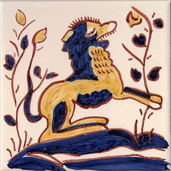 Polychromatic Single Figure Tile
