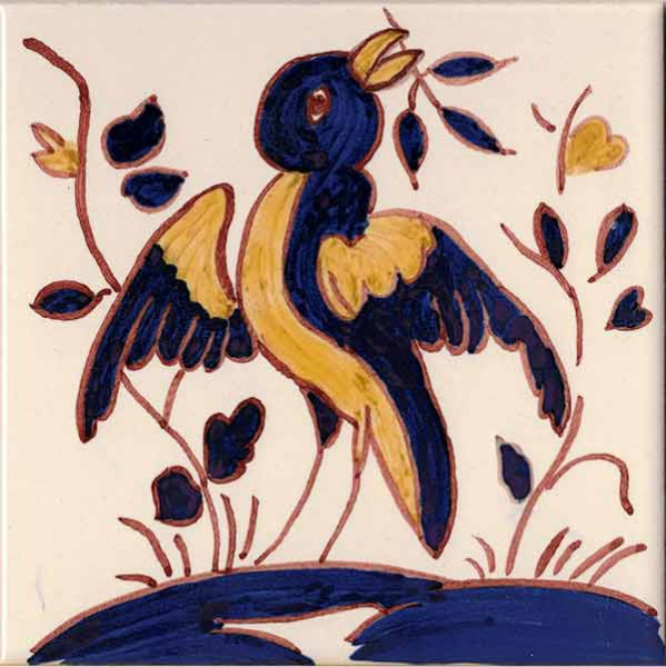 Polychromatic Single Figure Tile